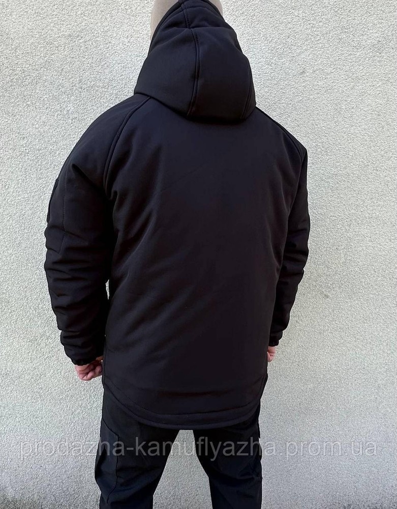 Black softshell jacket Omni hit / black softshell jacket / insulated jacket