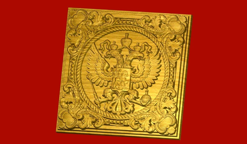 SQR E011 - 3d STL Relief Model for CNC Machine