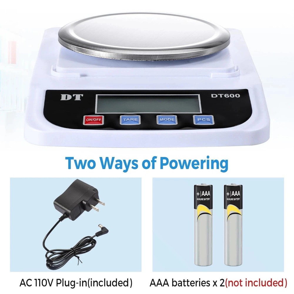 600gx0.01g Digital Electronic Analytical Balance Precision Lab Scale Sensitive