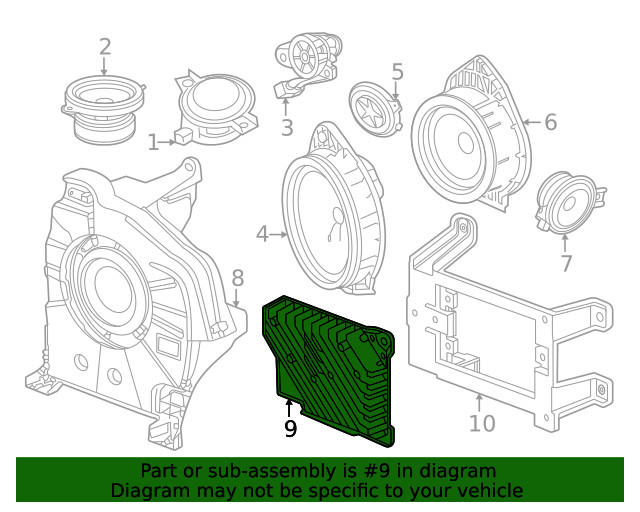 Genuine GM Amplifier 86285203