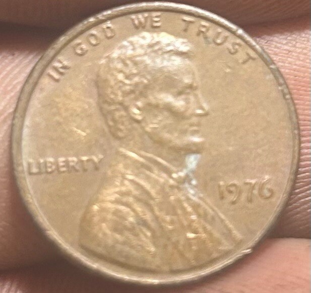 DIE CLASH Error!! 1976 Memorial Lincoln Penny