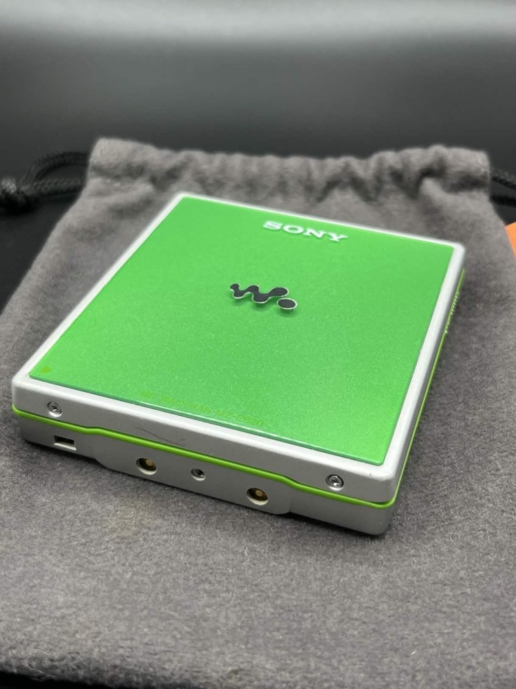SONY MZ-E620 Green MiniDisc MD walkman player - Working
