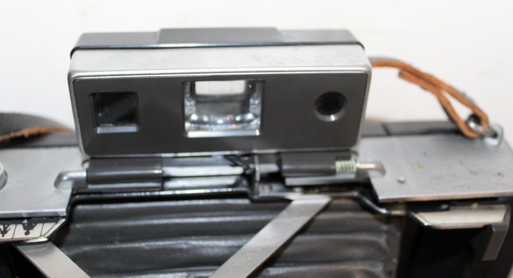 Polaroid Automatic 100 Land Camera + Strap ~ Nice