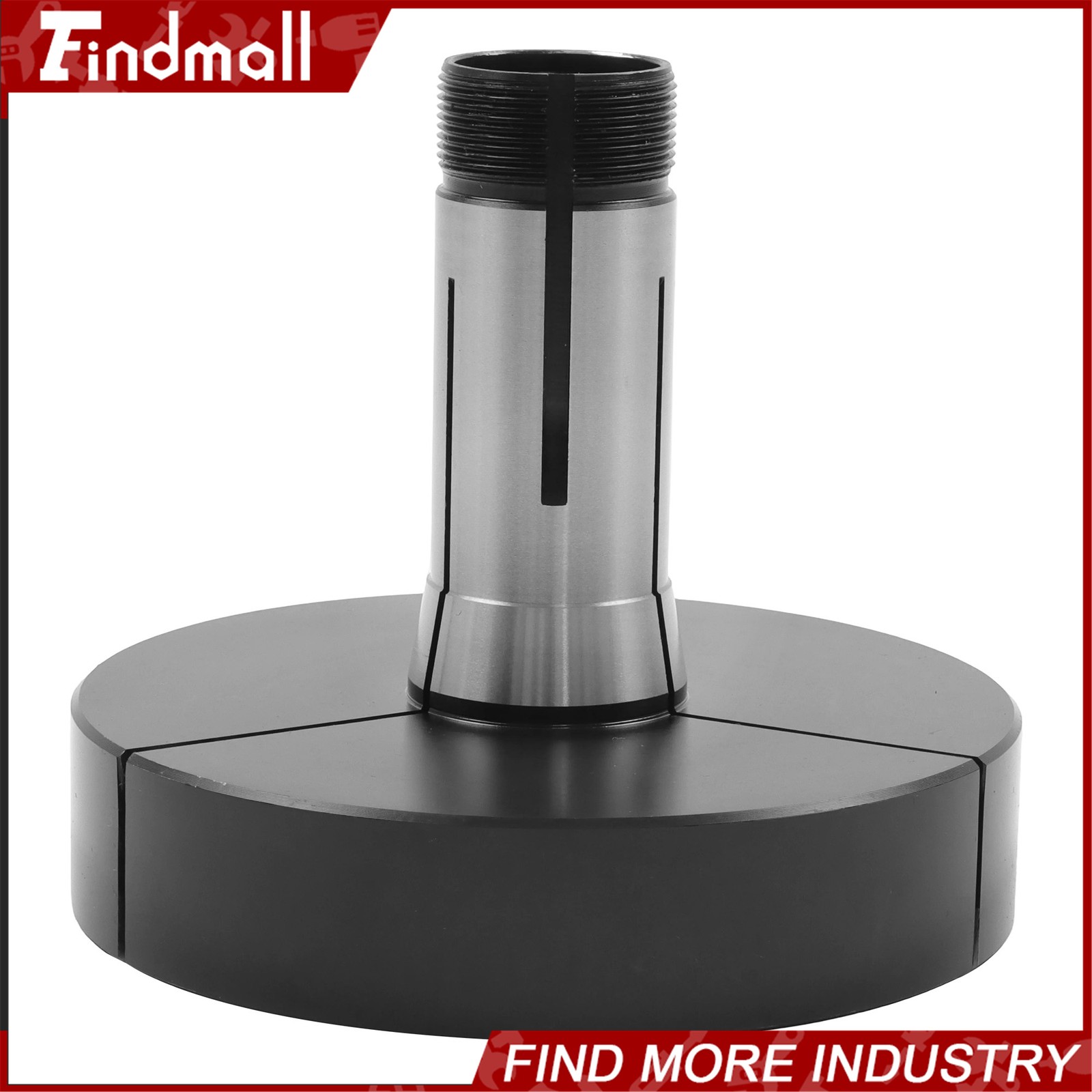 Findmall 5 Inch 5C Step Collet 1-1/8 Bore Precision Ground Steel Lathe Tool