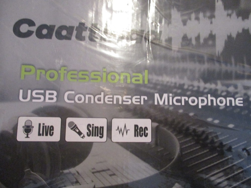 Sealed Caattiilaa Professional USB Microphone USB Condenser Microphone