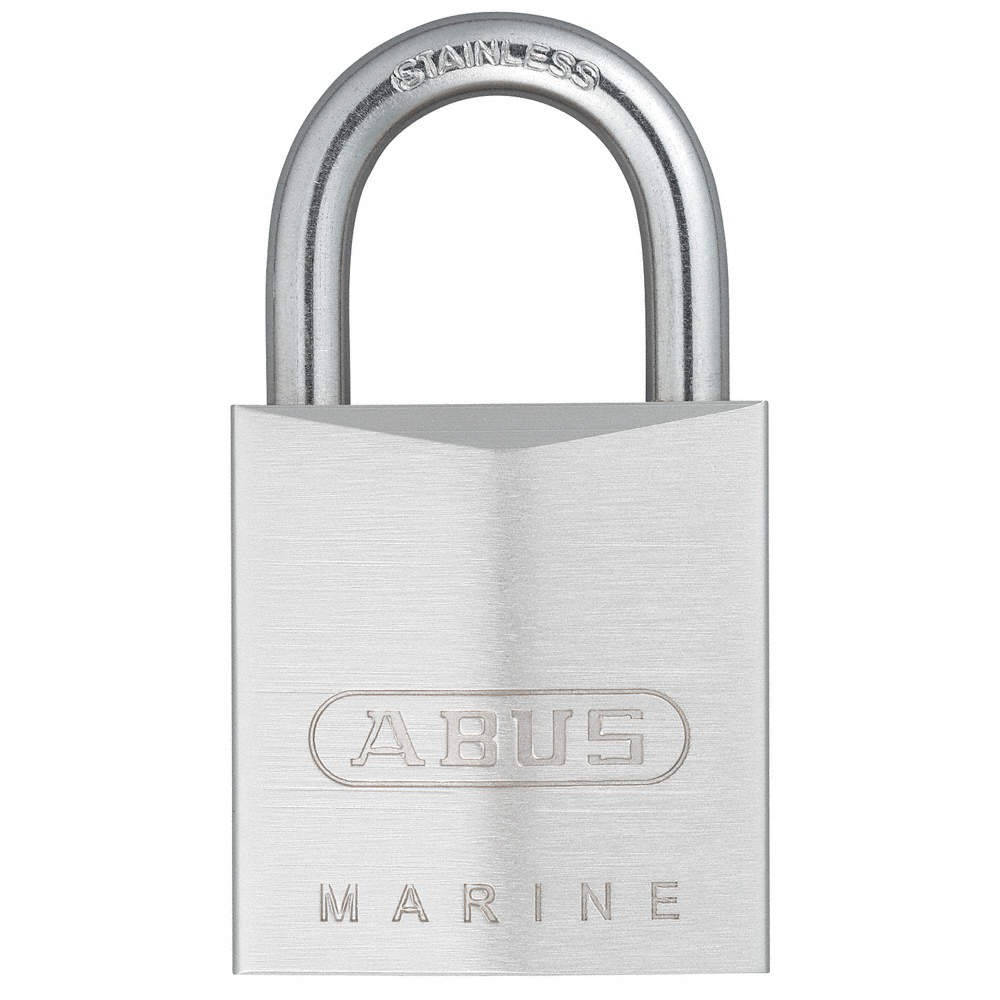 ABUS 75IB/30 KD Keyed Padlock, 5/8 in,Rectangle,Silver 5JKU9