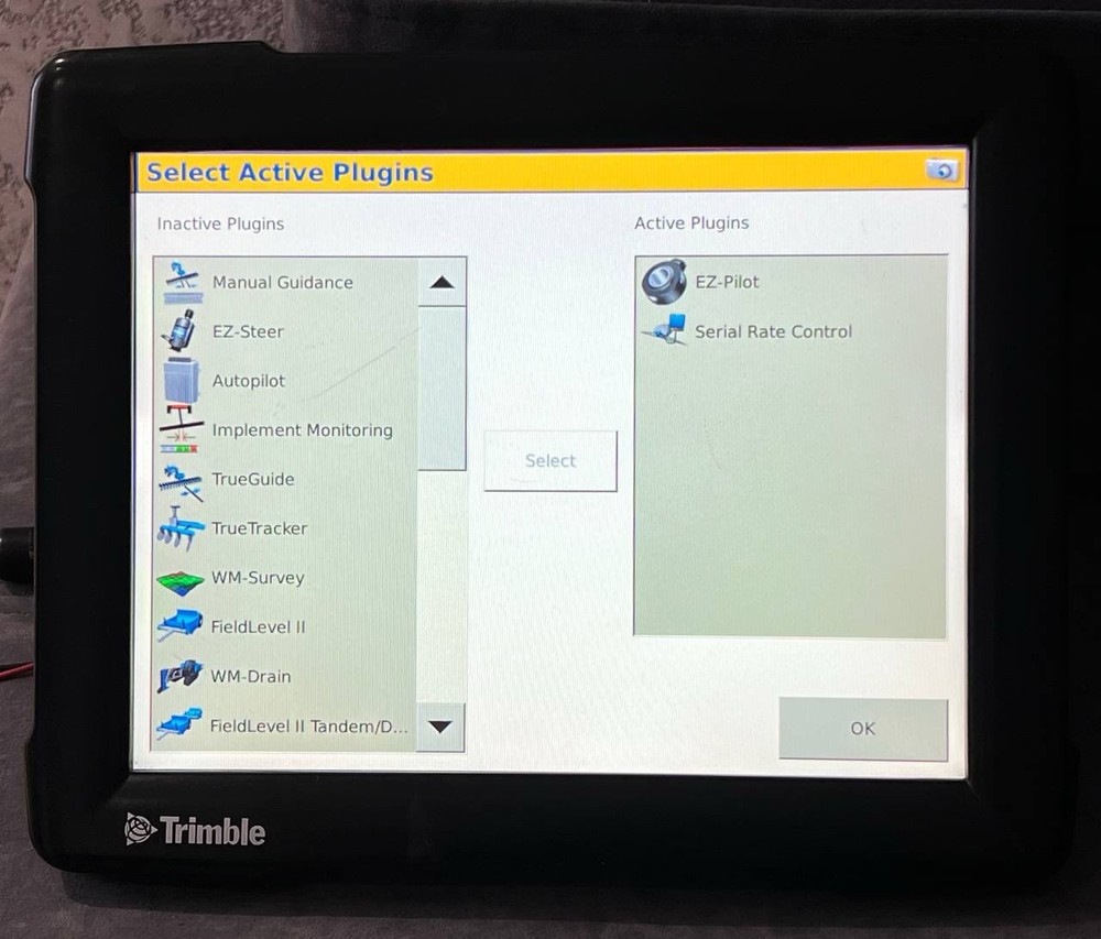 Trimble Fmx FM-1000 Display Section Control & Variable Rate ,Task controller