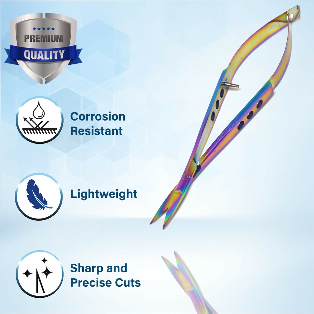 CASTROVIEJO Stitch MicroSurgical Scissors Sharp/Sharp 5.5"STRAIGHT High Quality