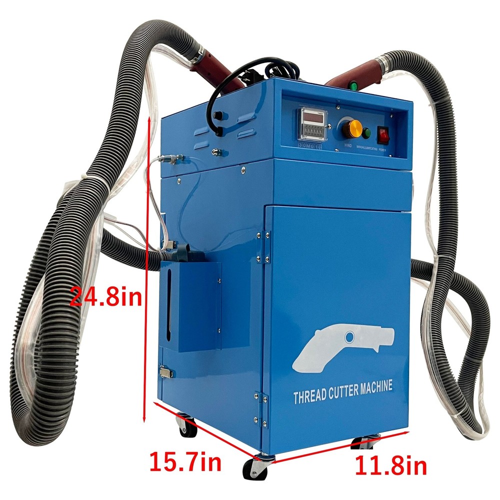 Auto Thread Cutter Double-Head Thread Trimming Machine for Clothes Shoe 110V
