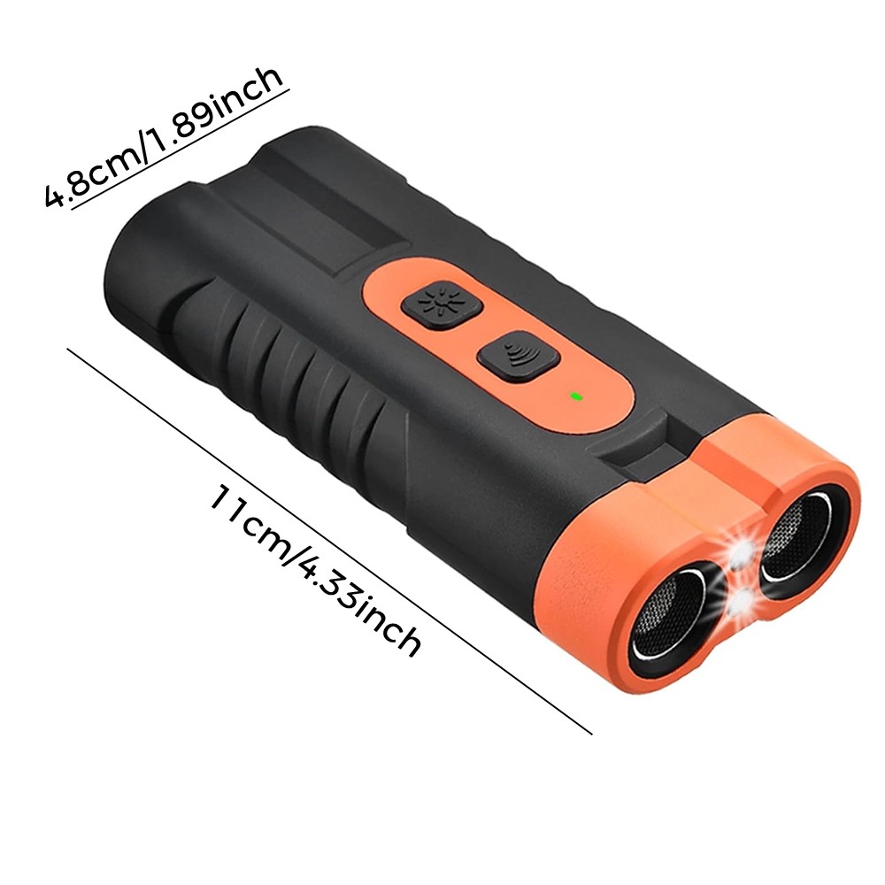 2pcs Portable Ultrasonic Dog Repeller Stop Barking Anti Bark Device Rechargeable