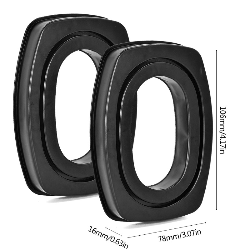Replacement Leather Ear Pads for Leight By for Impact Headset C