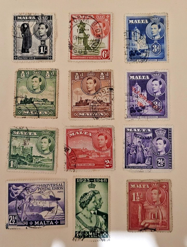 Malta Stamps 1936 onwards