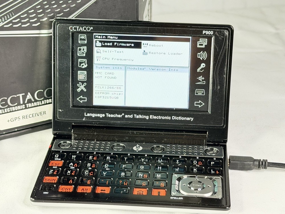 ECTACO Partner P900+GPS Language Translator C-Pen Scanner FULL SET Working