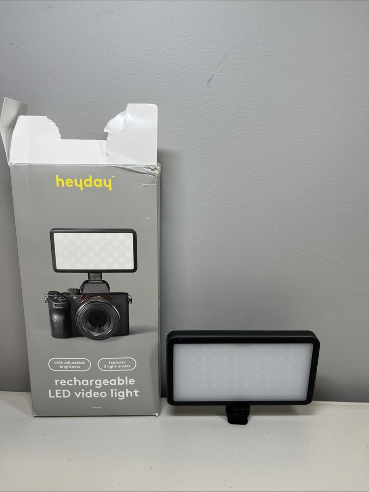 Heyday Rechargeable LED Light Attachment Adjustable brightness 3 Light Modes