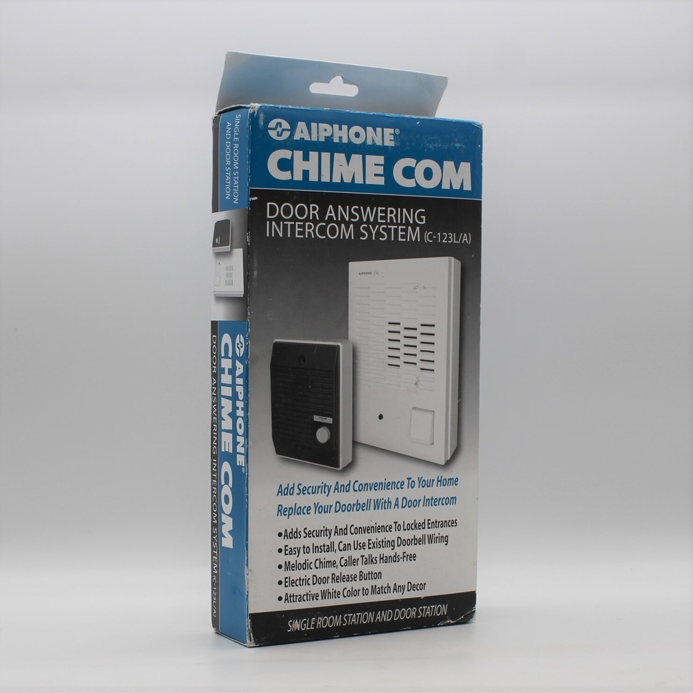 AIPHONE Chime Com Door Answering Intercom System C-123/A Room & Door Stations