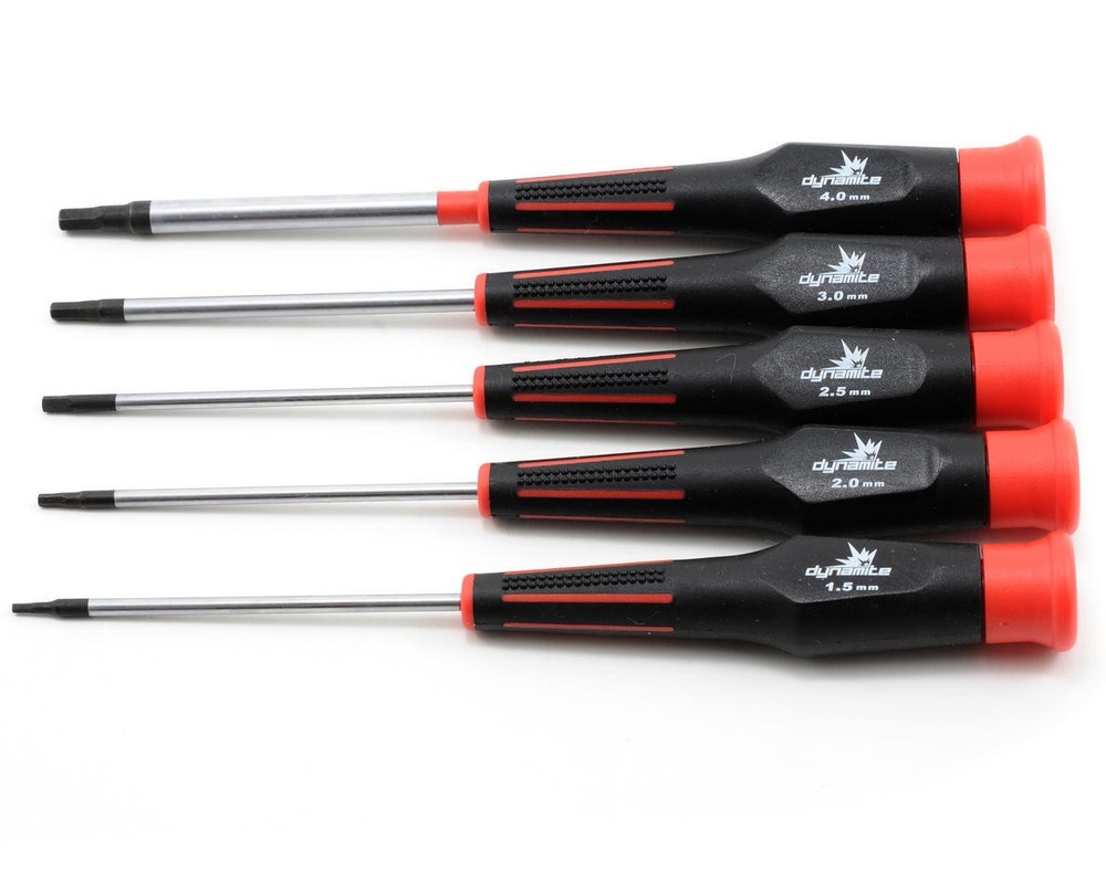 Dynamite 5 Piece Metric Hex Driver Set Ergonomic Rubber-coated Handle (DYN2819)