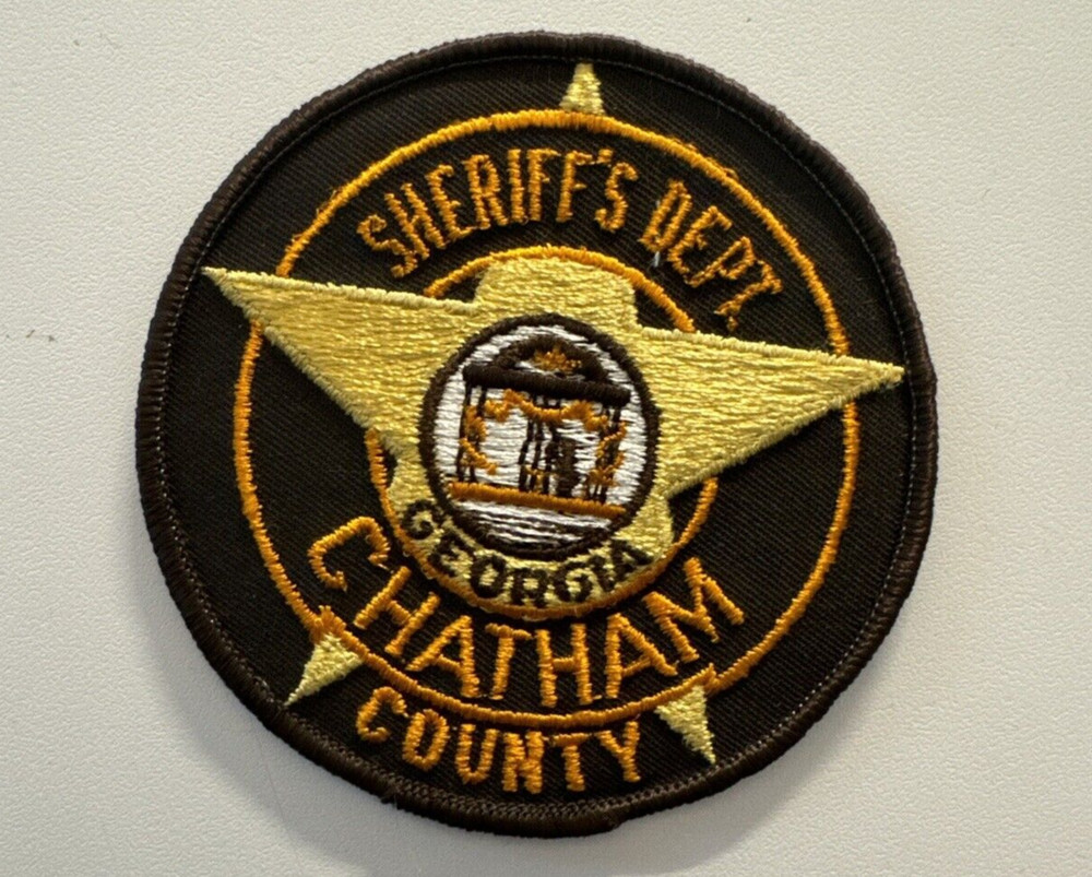 Vintage Georgia Chatham  County Sheriff's Dept Patch