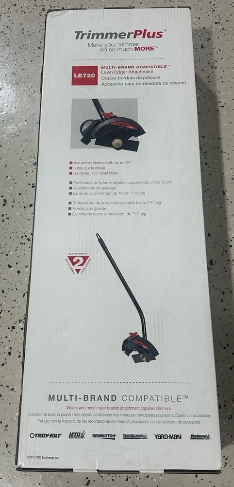 TrimmerPlus LE720 Edger Attachment MULTI-BRAND COMPATIBLE