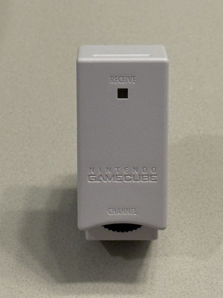 NICE Nintendo GameCube Gray WaveBird Controller w/Receiver - Tested & Working