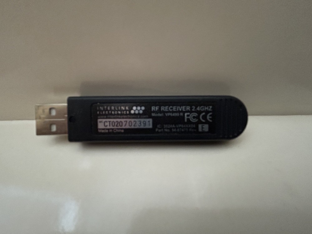 Interlink Electronics Remote Control Pointer RF Receiver 2.4GHz VP6499