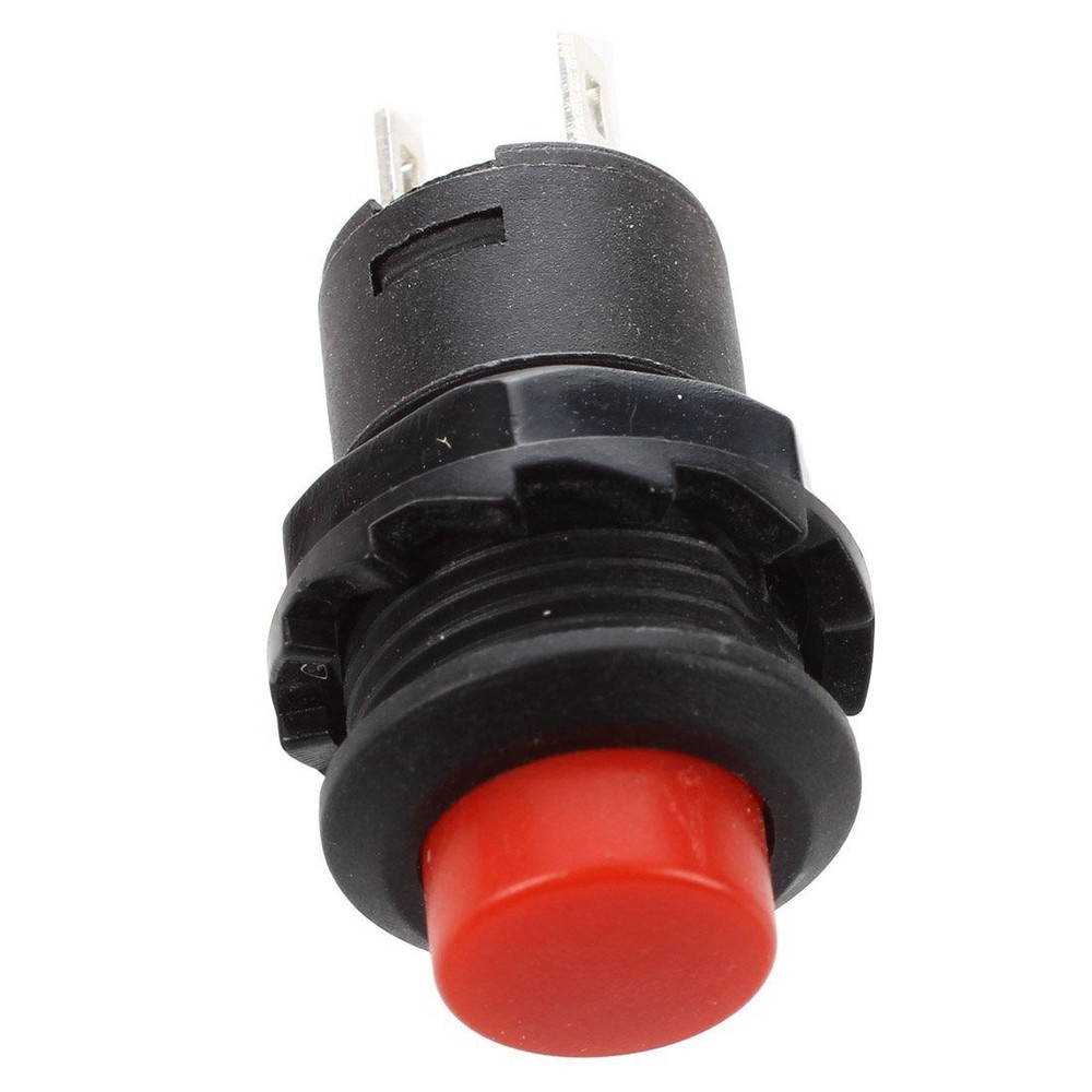 10pcs Latching Action SPST Round Push Button Switch AC 125V 3A B7S5