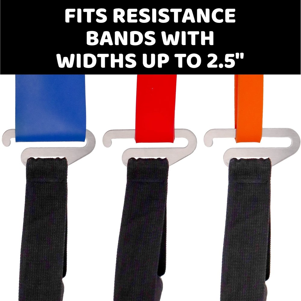 Flat Resistance Band Handles for Pull up Assistance Bands and Loop Exercise B...