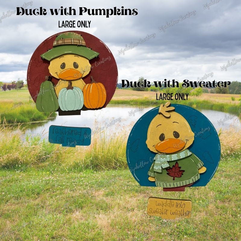Fall Duck Interchangeable Snow Globe