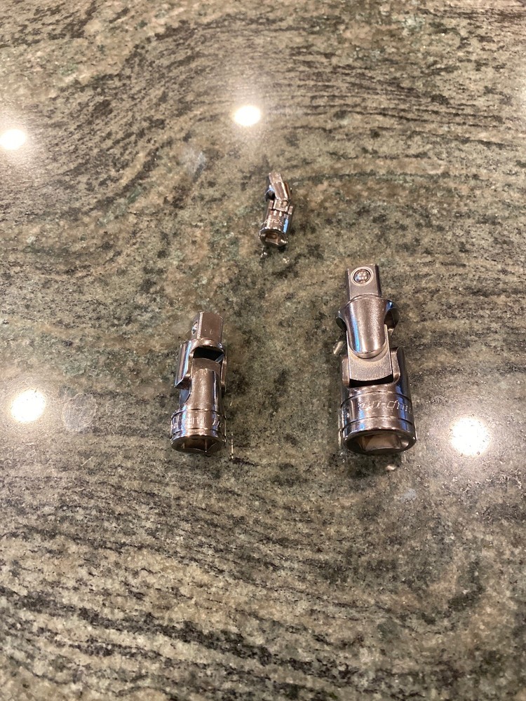 Snap-on 103ufts Combination drive universal joint set 1/4,3/8,1/2"