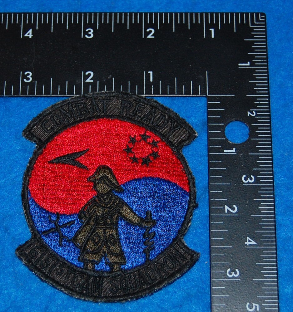 US Air Force Combat Ready 6151st CAM Squadron Embroidered Patch