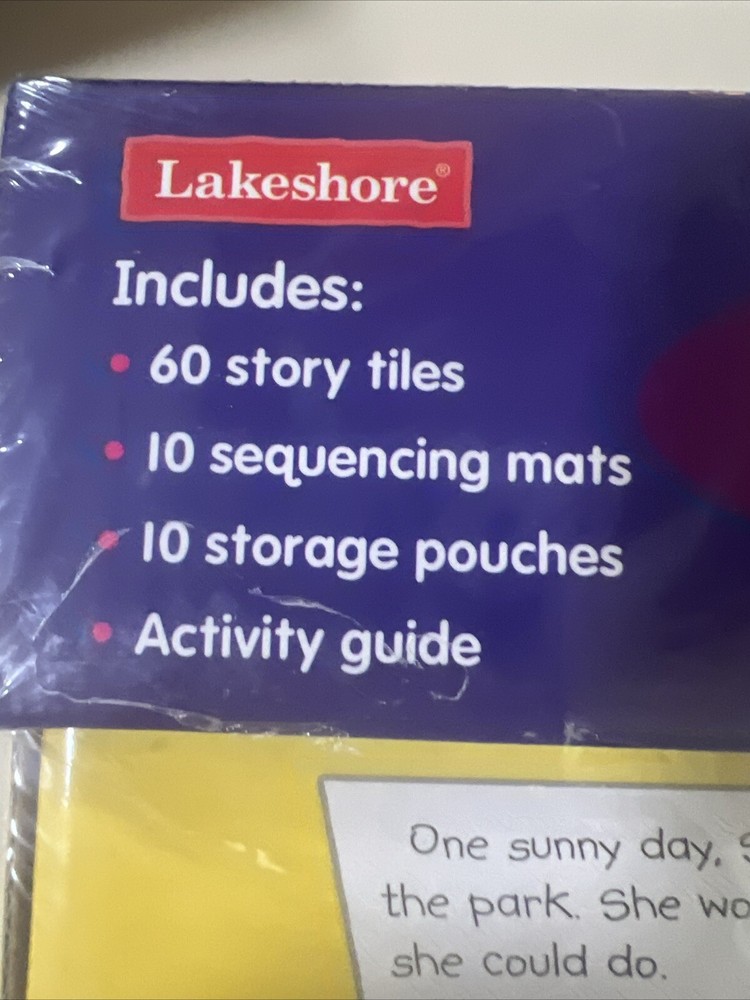 Lakeshore Sequence and Write Story Tiles New Sealed Writing