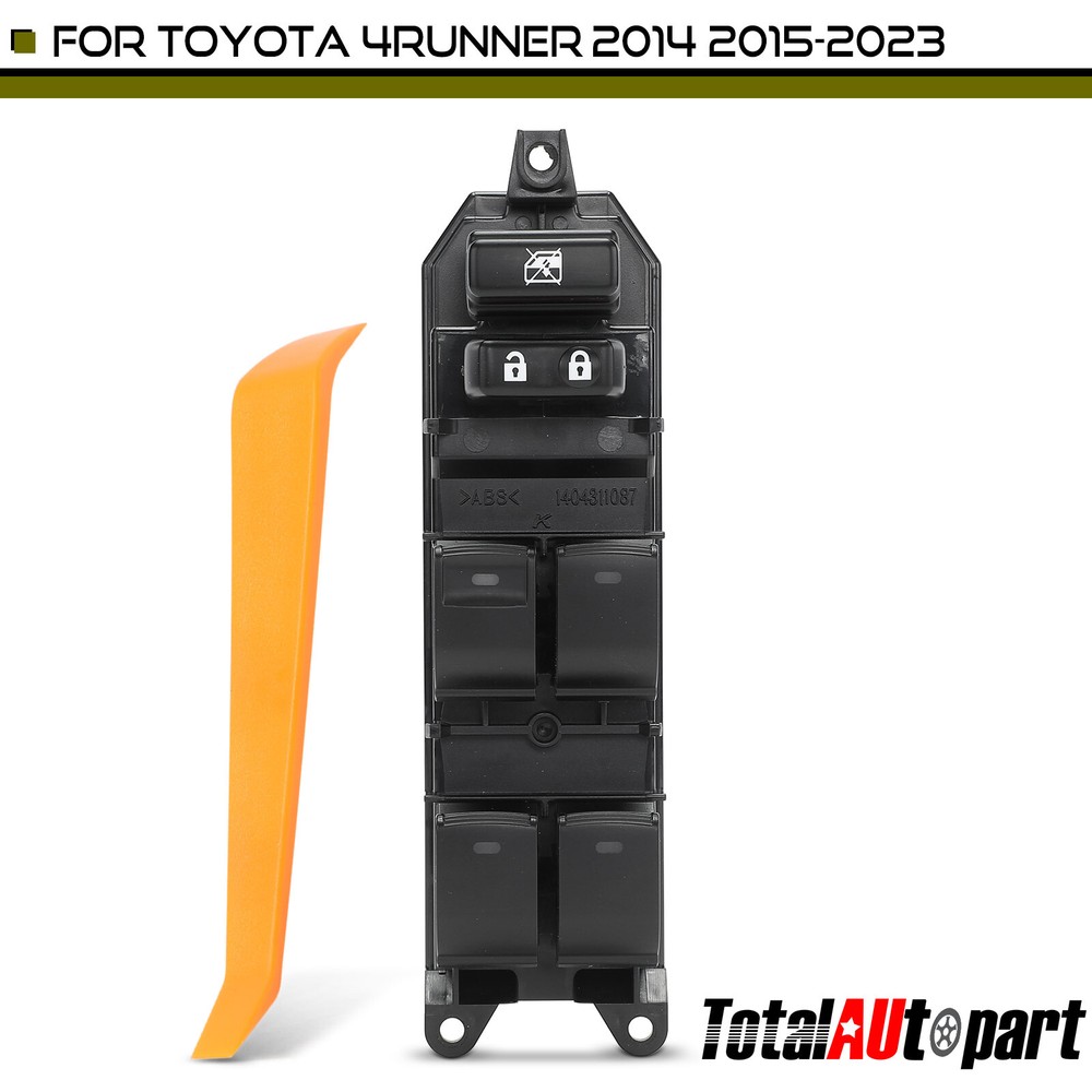 Master Power Window Switch for Toyota 4Runner 2014-2023 Front Driver Left Side