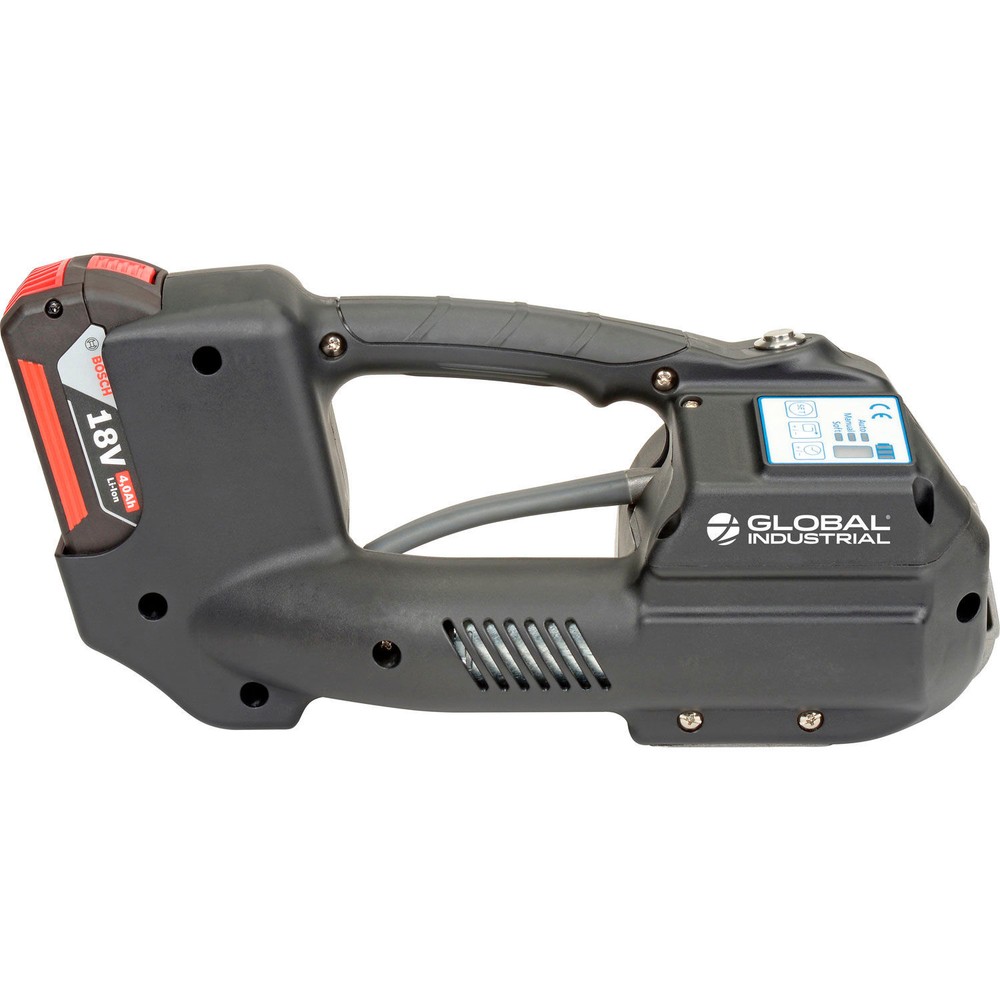 Global Industrial Battery Operated Polyester Strapping Tool For 5/8" Strap Width