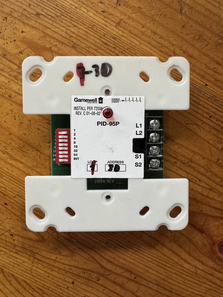 Gamewell PID-95P Addressable Module WITH COVER TESTED & WORKING