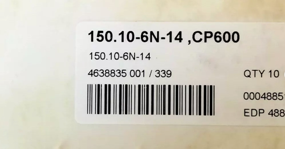 10 PCS  ORIGINAL  INSERTS  150.10-6N-14 CP600