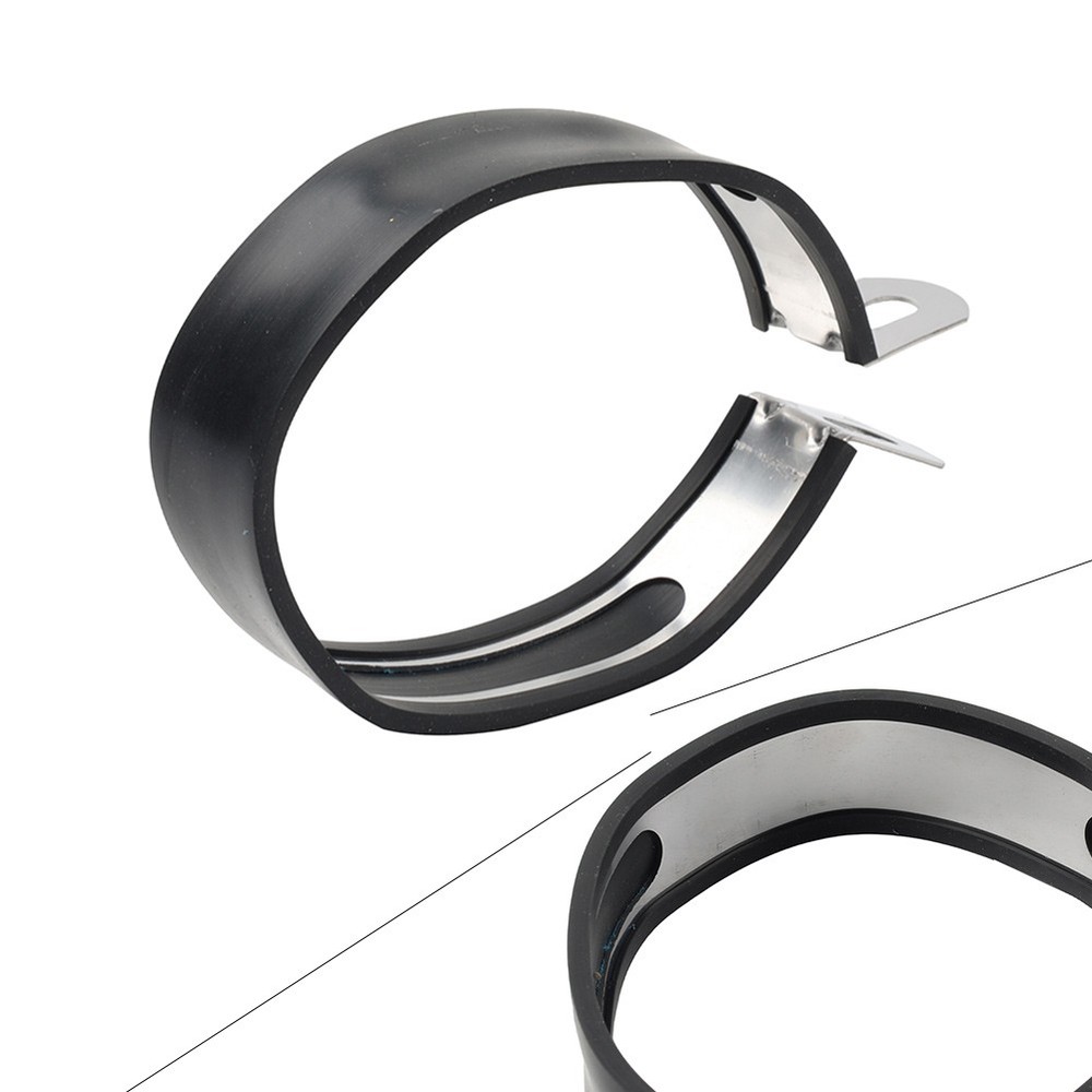 Universal Motorcycle Exhaust Clamp Mount Bracket Fixed Ring Hanger