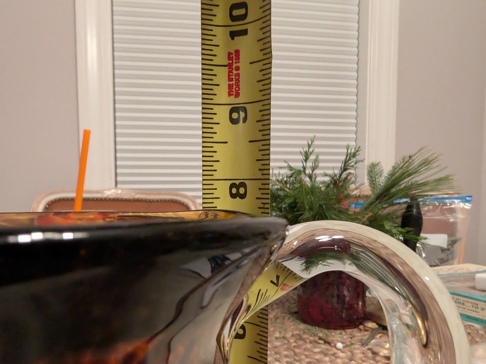 Beautiful Tortoise shell Lipped Pitcher With Applied Handle