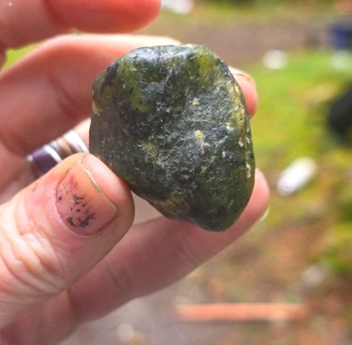 Large Nugget Nephrite Jade Beautiful Natural Rough Stone Rock