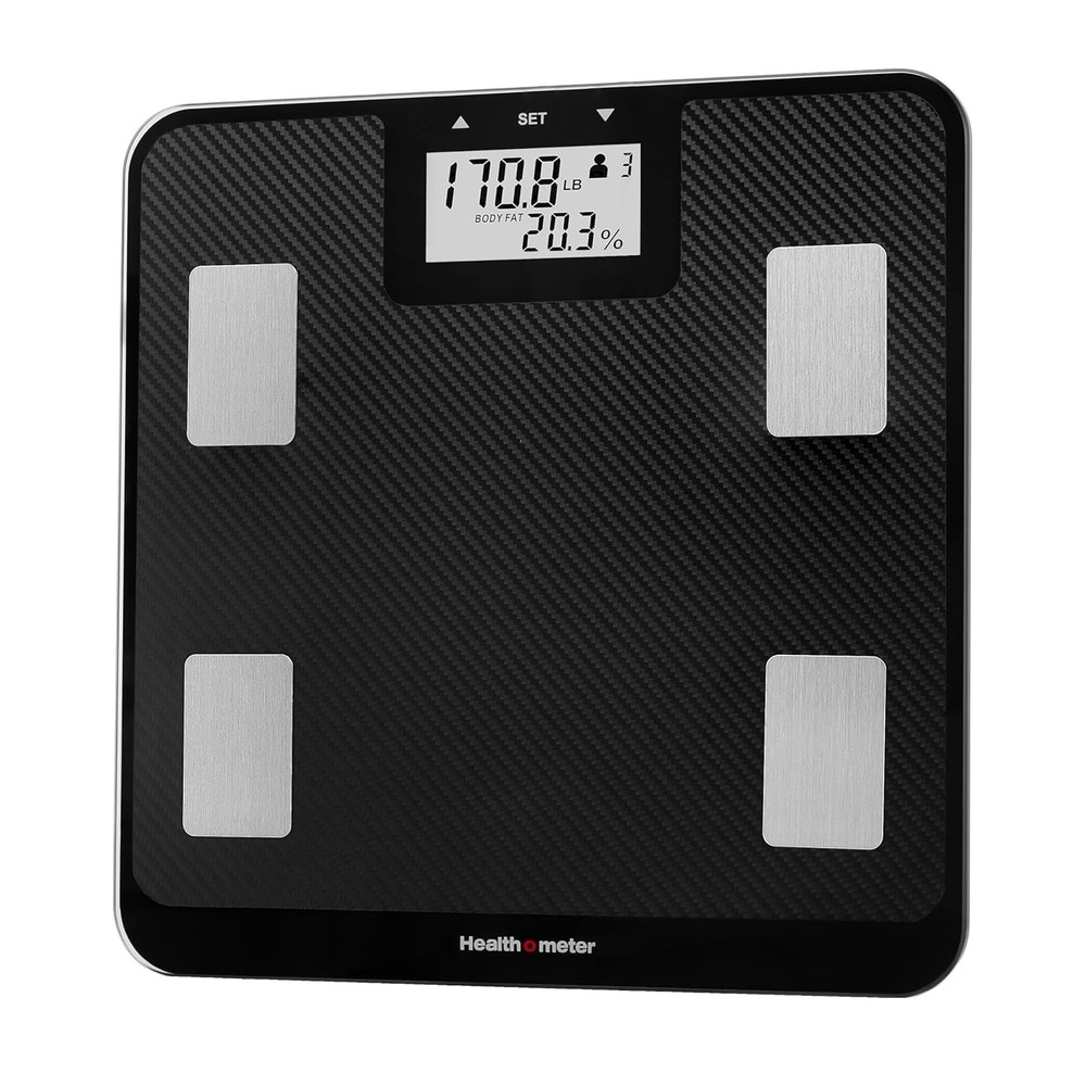 Digital Body Composition Scale BMI Body Fat Water Mass Multi User 450 lb