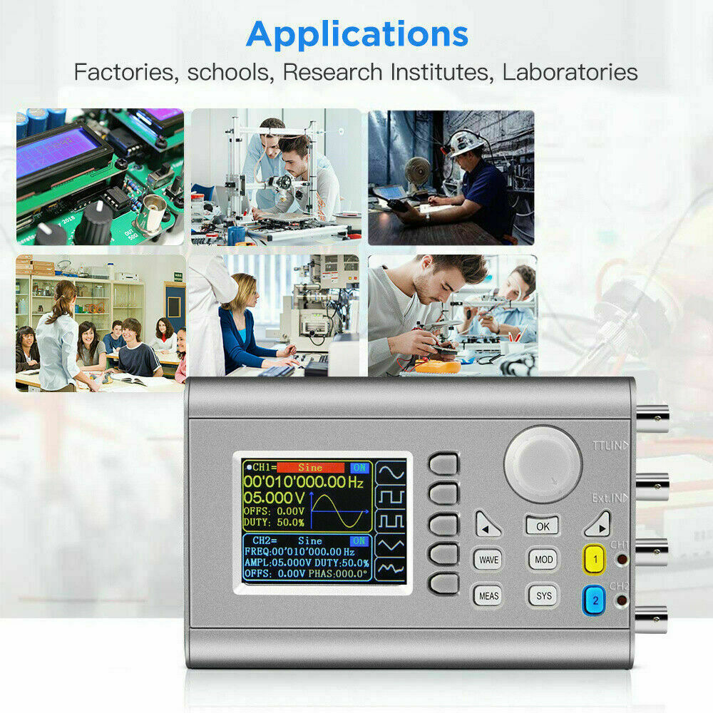 JDS2900 Dual-channel DDS Function Arbitrary Waveform Signal Generator 15-60MHz