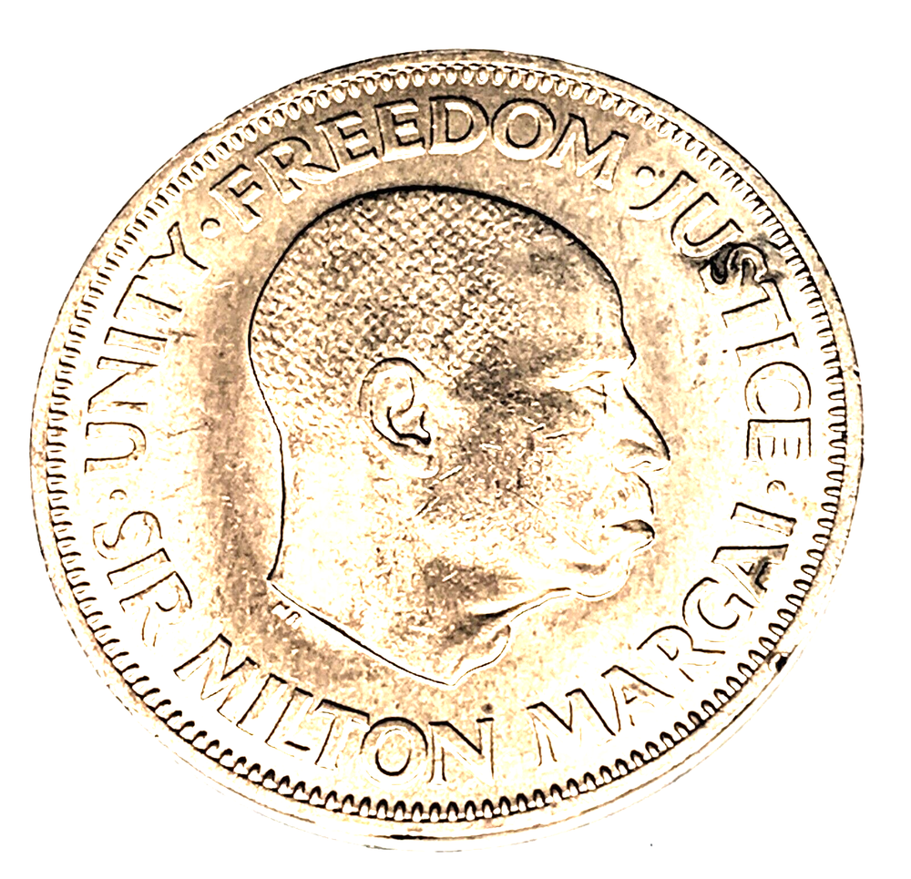 # C866 SIERRA LEONE COIN, ONE CENT 1964