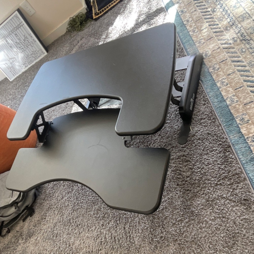 VARIDESK Pro Plus 36 Adjustable Height Rectangle Desk Converter 36in