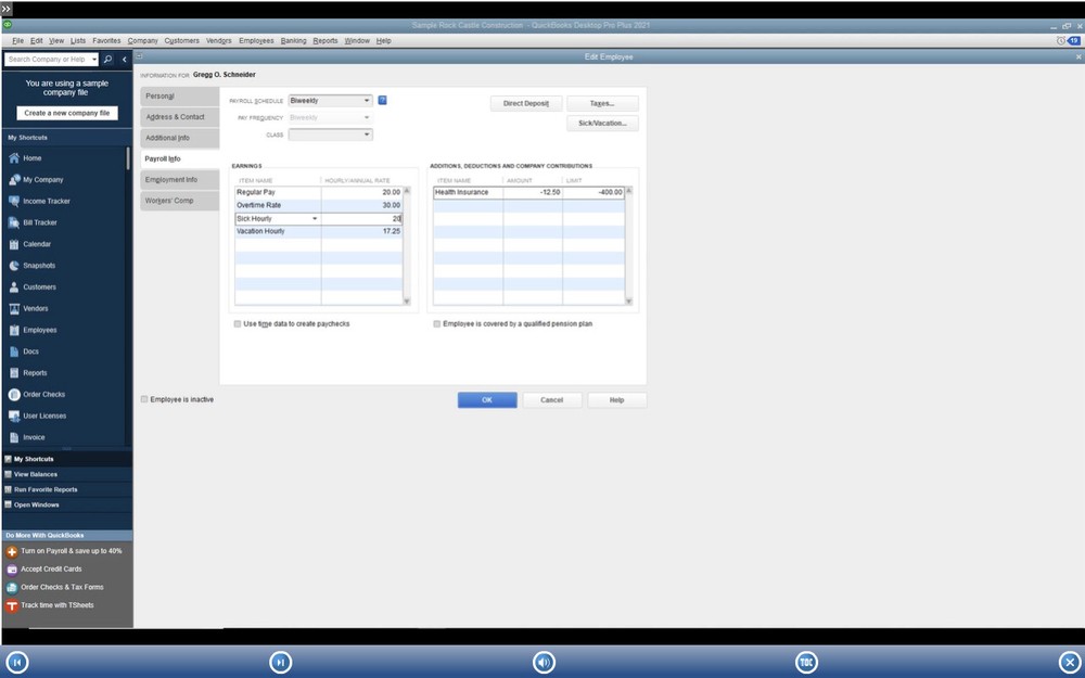 QUICKBOOKS PRO 2021 DELUXE Training Tutorial Course with Quick Reference Guide