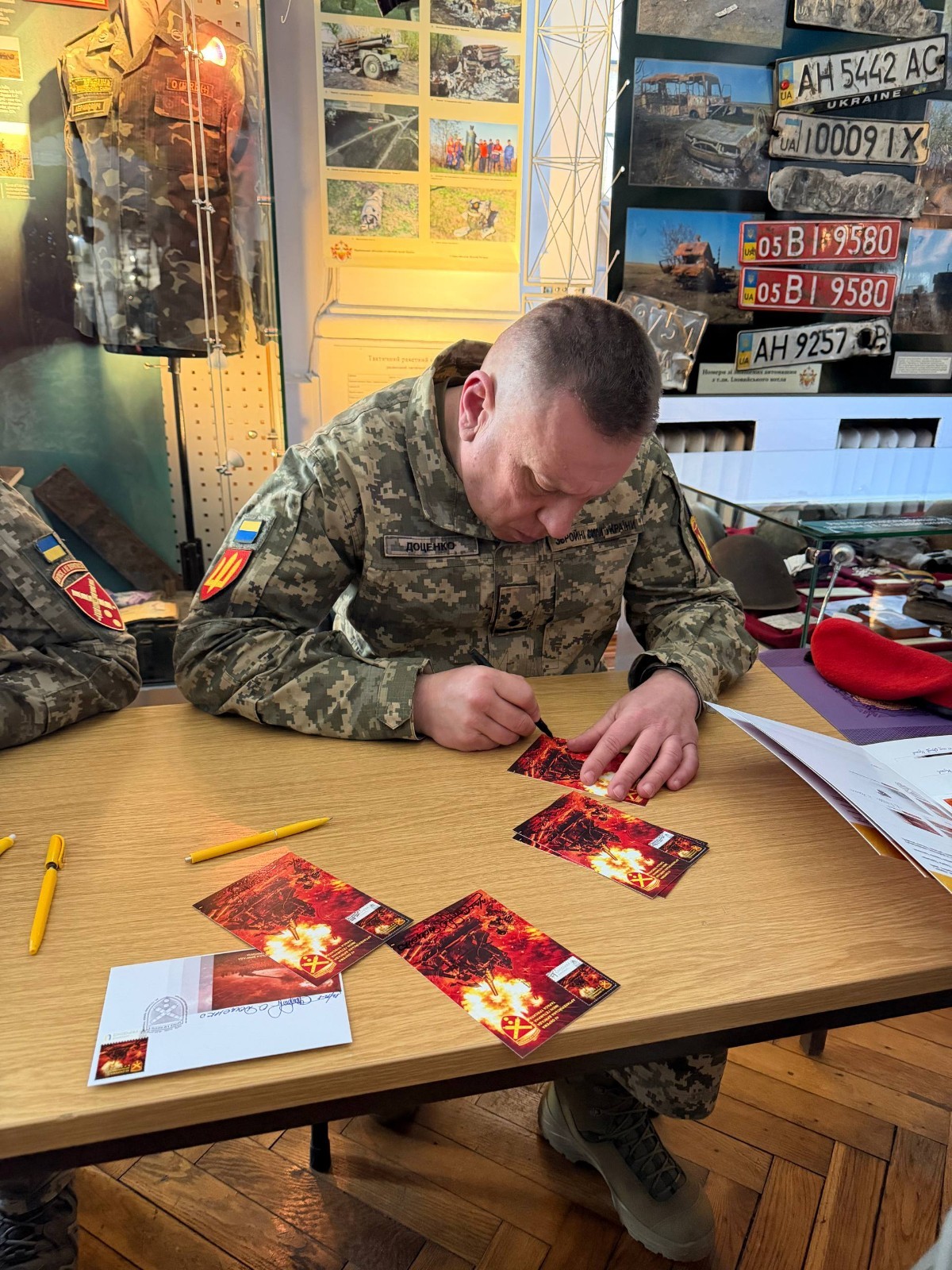 43rd Separate Artillery Brigade -FDC-signed-March 16,2026,Ukraine