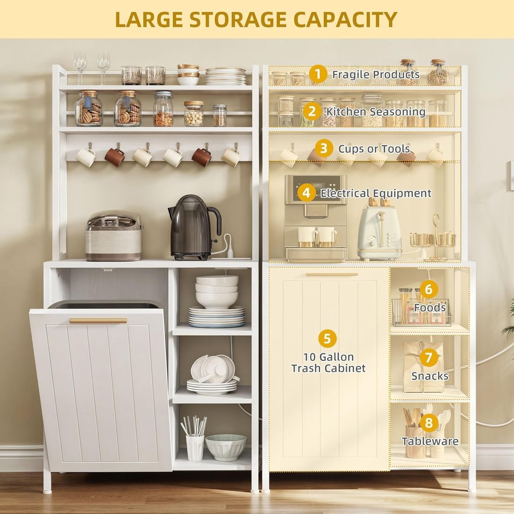 3Qt Electric Composter NutriChef White Low Noise