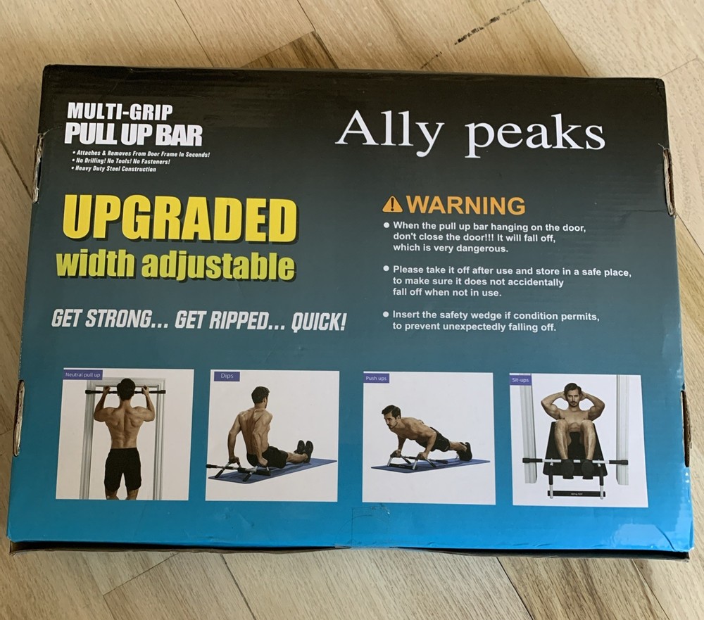 Ally Peaks Multi-Grip Pull Up Bar for Strength Training