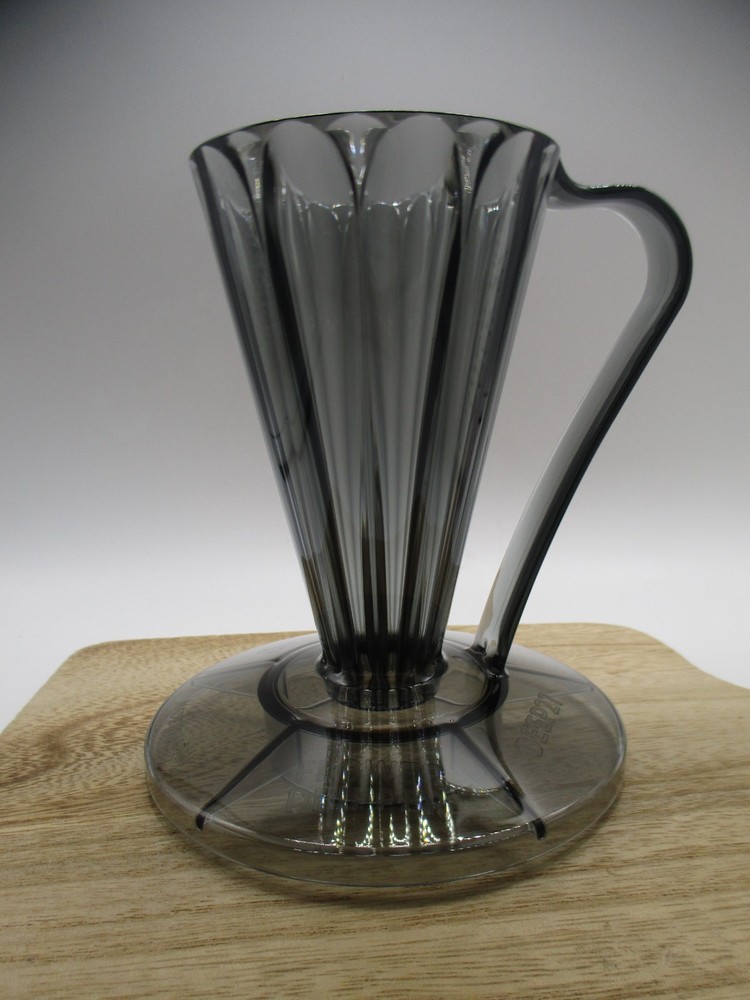 CAFEC Deep27 Flower Coffee Dripper Black One Cup Filter 100pcs Set