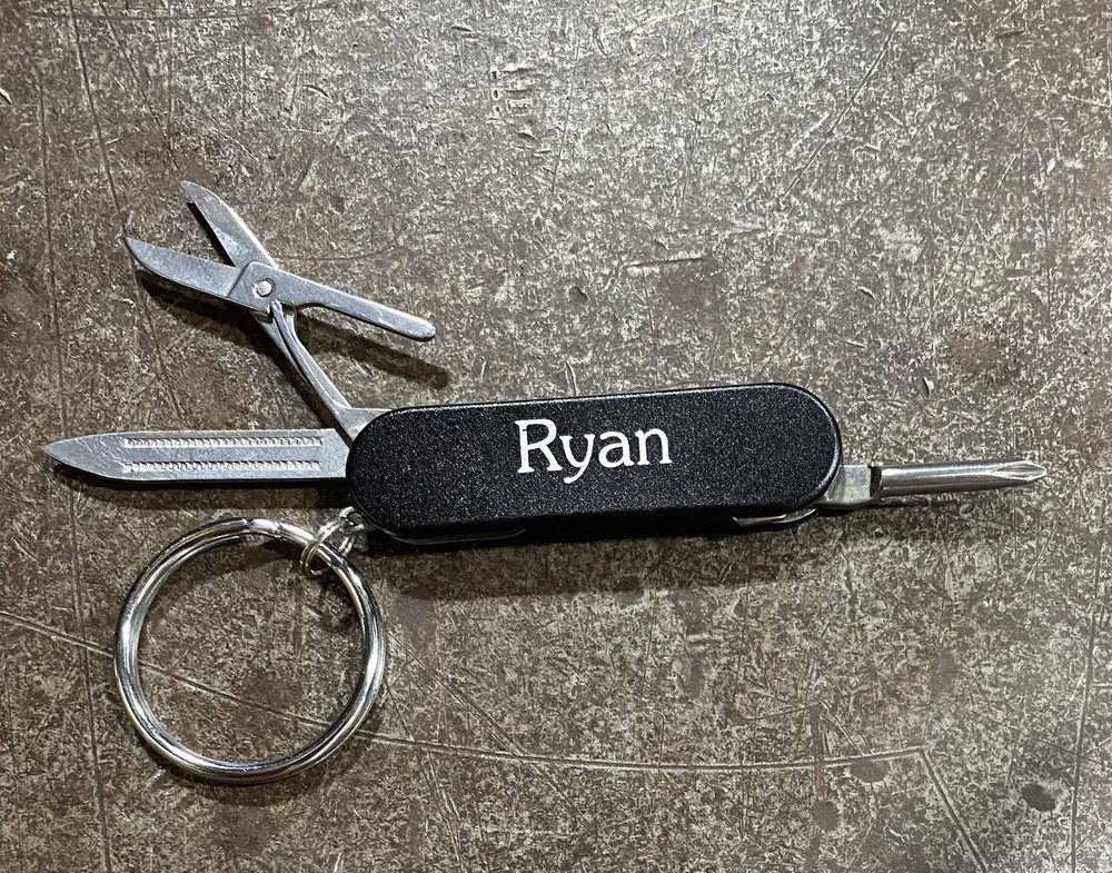 Gators & Friends Multi Tool Keychain -File, Scissors And Screwdriver