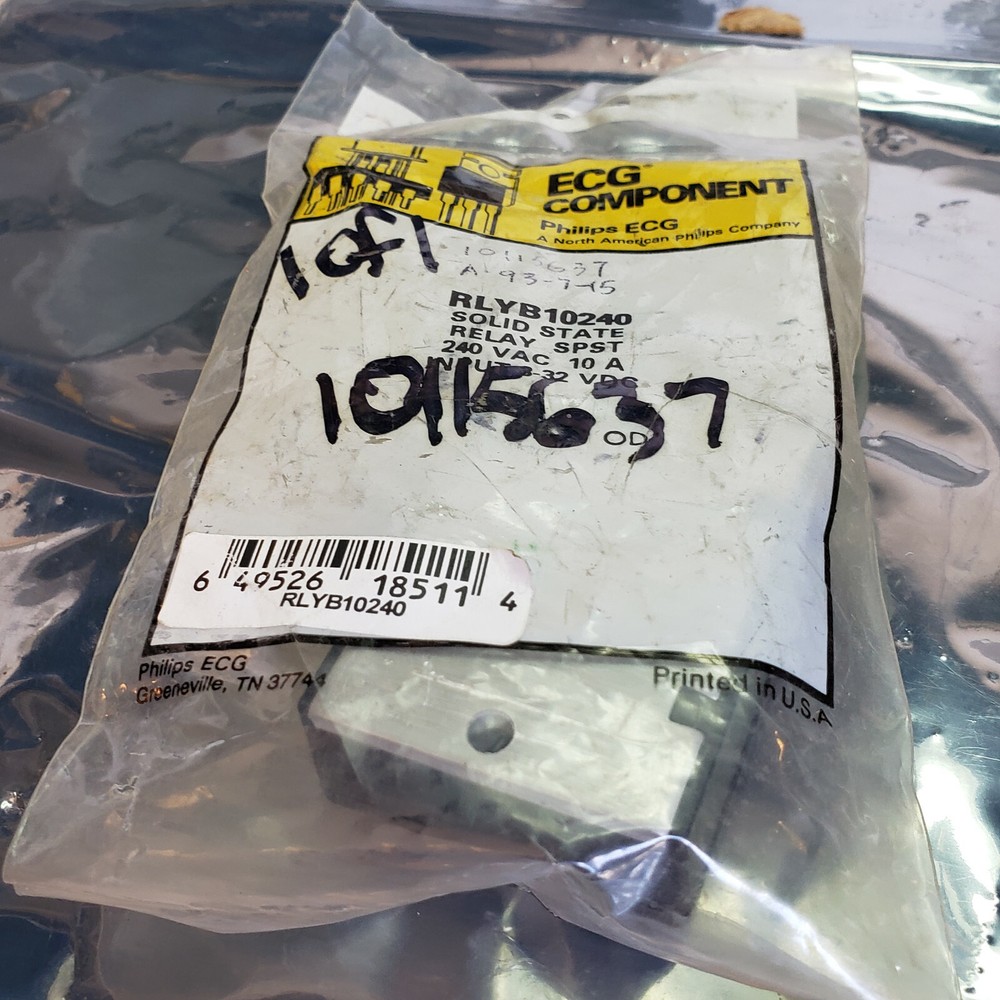 PHILLIPS ECG RLYB10240 Solid State Relay SPST 240 VAC 10a New  $25