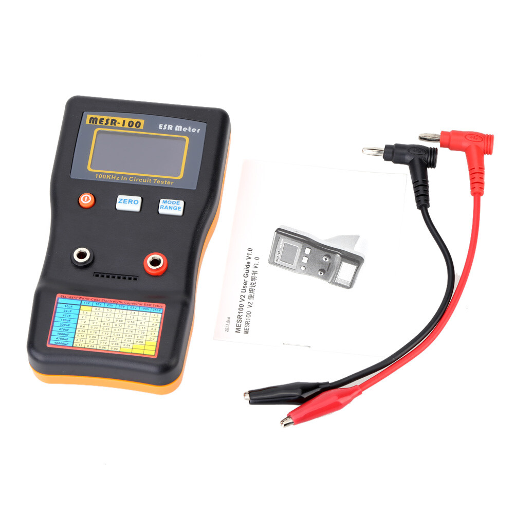 MESR-100 ESR Capacitance Ohm Meter Measuring Tool Capacitor Circuit Tester