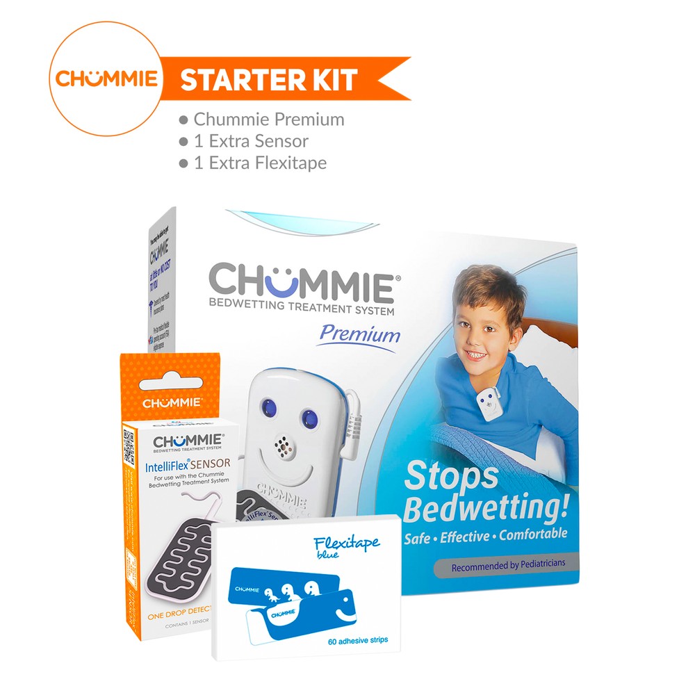 Chummie Premium Bedwetting Alarm Starter Kit (Alarm+ Extra Sensor + Extra Tape)